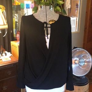 Ladies size large black blouse from naked zebra
